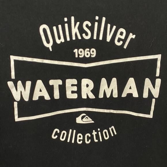 Quicksilver 1969 Waterman Collection Black T-Shirt Size Small - Picture 1 of 5